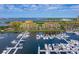 Waterfront community with boat slips and a stunning view of the marina at 610 Riviera Dunes Way # 101, Palmetto, FL 34221