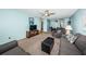 Comfortable living room with dining area view at 5969 Terrace Park N Dr # 304, St Petersburg, FL 33709