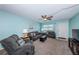 Spacious living room with lots of natural light at 5969 Terrace Park N Dr # 304, St Petersburg, FL 33709