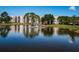 Tranquil pond with fountain in front of the community building at 5969 Terrace Park N Dr # 304, St Petersburg, FL 33709