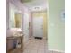 Bright condo entry with tile floor and small table at 6131 Bahia Del Mar Blvd # 236, St Petersburg, FL 33715