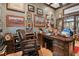 Home office with a large desk and plenty of natural light at 3204 Polo Pl, Plant City, FL 33566