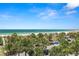 Breathtaking view of beach, ocean and palm trees at 4510 Gulf Blvd # 508, St Pete Beach, FL 33706