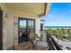 Balcony boasting panoramic ocean and beach views at 4510 Gulf Blvd # 508, St Pete Beach, FL 33706