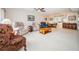 Relaxing living room featuring two armchairs and a coffee table at 2228 Swedish Dr # 42, Clearwater, FL 33763