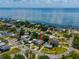 House location shown in a wide shot near the water at 3425 Overlook Ne Dr, St Petersburg, FL 33703