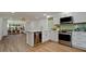 Modern kitchen with stainless steel appliances and light-colored cabinetry at 4216 La Costa Cv # 4216, Bradenton, FL 34210