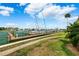 Wooden docks with several boats in a marina at 138 1St E St # 106, Tierra Verde, FL 33715