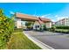 Gated entrance to the community at 138 1St E St # 106, Tierra Verde, FL 33715