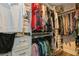 Spacious walk-in closet with ample shelving and hanging space at 9166 Blind Pass Rd, St Pete Beach, FL 33706