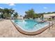 Inviting community swimming pool with ample deck space at 5660 80Th N St # A208, St Petersburg, FL 33709