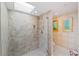 Large walk-in shower with glass enclosure at 50 Coe Rd # 331, Belleair, FL 33756