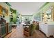 Elegant living room with a neutral color palette, complemented by pops of color and unique artwork at 50 Coe Rd # 331, Belleair, FL 33756