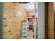 Unfinished basement area with shelving for storage at 50 Coe Rd # 331, Belleair, FL 33756