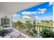 Spacious balcony overlooking water and golf course views at 50 Coe Rd # 331, Belleair, FL 33756