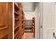 Well-organized pantry with ample shelving for storage at 7725 Still Lakes Dr, Odessa, FL 33556