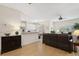 Living room with hardwood floors and open concept at 6319 Vista Verde E Dr, Gulfport, FL 33707
