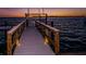 Private dock with lighting, perfect for sunset views at 806 Columbus Dr, Tierra Verde, FL 33715