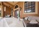 Elegant entryway featuring double doors and ornate lighting at 806 Columbus Dr, Tierra Verde, FL 33715