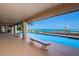 Long pool with patio area and waterfront view at 806 Columbus Dr, Tierra Verde, FL 33715