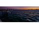 Serene water view at sunset at 806 Columbus Dr, Tierra Verde, FL 33715