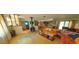 Open living space with wood-burning stove at 8194 Wpa Rd, Brooksville, FL 34601