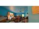 Bedroom with window and cluttered floor at 8194 Wpa Rd, Brooksville, FL 34601