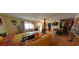 Living room with vintage furniture and fireplace at 8194 Wpa Rd, Brooksville, FL 34601