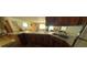 Kitchen with wood cabinets and double sink at 8194 Wpa Rd, Brooksville, FL 34601