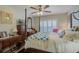 Comfortable bedroom with a post bed and plenty of storage at 6428 Gloria Dr # 15, New Port Richey, FL 34653