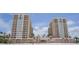 Twin beachfront building exterior with parking at 11 San Marco St # 903, Clearwater, FL 33767