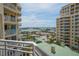 Enjoy breathtaking views of the bay and city from this condo balcony at 11 San Marco St # 903, Clearwater, FL 33767