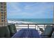 Stunning balcony view overlooking the ocean and pier at 11 San Marco St # 903, Clearwater, FL 33767