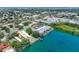 Aerial view of community by the lake at 11485 Oakhurst Rd # 107, Largo, FL 33774