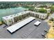 Aerial view of community and parking at 11485 Oakhurst Rd # 107, Largo, FL 33774