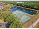 Tennis and basketball courts nestled by the lake at 10590 Windsor Lake Ct # 0, Tampa, FL 33626