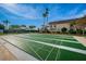 Well-maintained shuffleboard courts provide recreational opportunities at 5130 Brittany S Dr # 202, St Petersburg, FL 33715