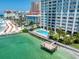 Beachfront condo with private pier and resort amenities at 675 S Gulfview Blvd # 903, Clearwater Beach, FL 33767