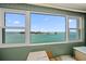 Stunning panoramic water view from large window at 675 S Gulfview Blvd # 903, Clearwater Beach, FL 33767