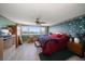 Main bedroom with water view, king bed, and ample closet space at 675 S Gulfview Blvd # 903, Clearwater Beach, FL 33767