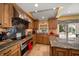 Spacious kitchen with granite countertops and stainless steel appliances at 327 Lotus Path, Clearwater, FL 33756