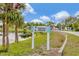Sign indicating private beach access for members only at 6420 Banyan Blvd # 303, New Port Richey, FL 34652