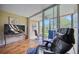 Relaxing patio with outdoor seating and tranquil view at 900 Cove Cay Dr # 1H, Clearwater, FL 33760