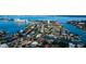 Aerial view of waterfront homes and community at 4981 61St S Ave, St Petersburg, FL 33715