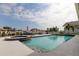 Inviting swimming pool with spa and waterfront view at 4981 61St S Ave, St Petersburg, FL 33715