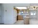 Renovated kitchen featuring wood cabinets and an island at 3501 10Th Ne St, St Petersburg, FL 33704