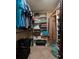 Spacious walk-in closet with organized shelves, hanging rods, and storage at 6011 Bahia Del Mar Blvd # 150, St Petersburg, FL 33715