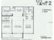 Detailed floor plan of a 2-bedroom, 2-bath unit with a kitchen, living room, dining area, and balcony at 1 Key Capri # 104E, Treasure Island, FL 33706