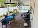 Outdoor patio features dining and lounge areas at 1826 58Th S St, Gulfport, FL 33707