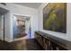 Elegant bathroom with artistic glass doors and a modern shower at 100 Beach Ne Dr # 1900, St Petersburg, FL 33701
